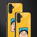 cool girl back phone cover | glass case for samsun galaxy a24 4g