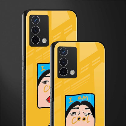 cool girl back phone cover | glass case for oppo a74 4g