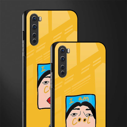 cool girl glass case for oneplus nord ac2001 image-2