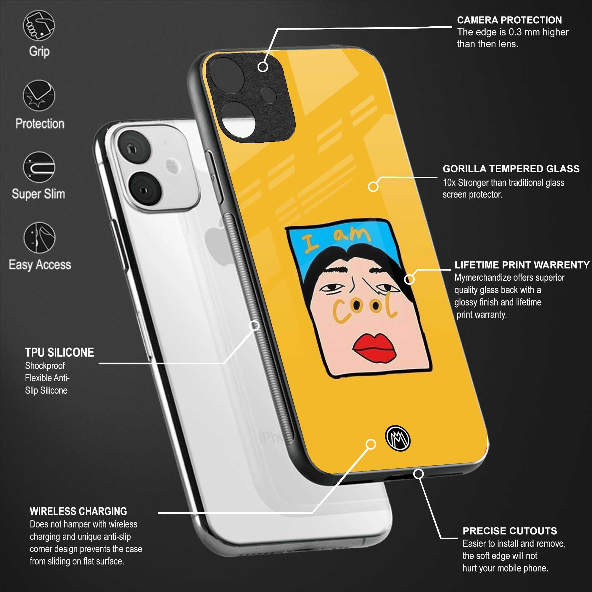 cool girl glass case for oppo reno 4 pro image-4