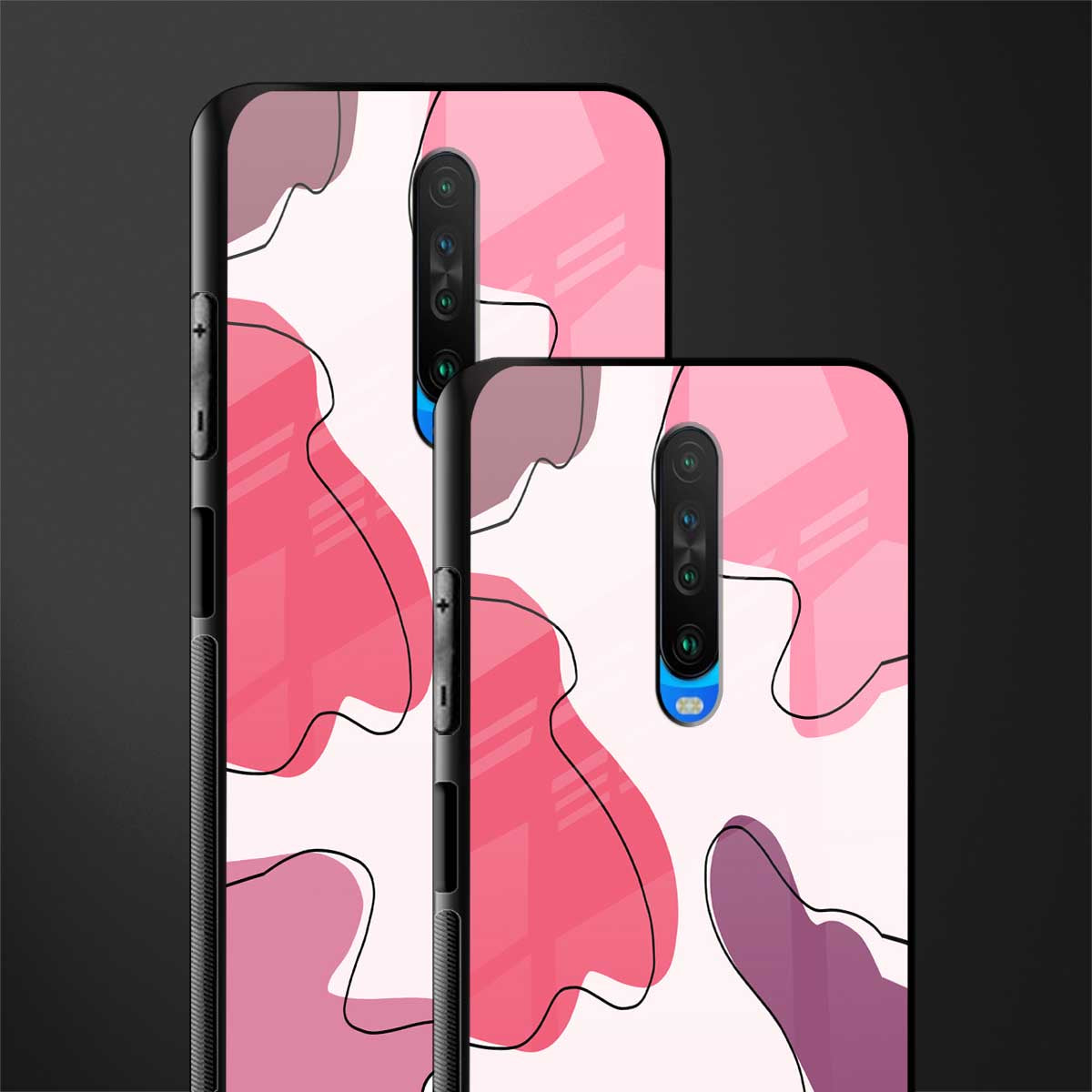cotton candy taffy edition glass case for poco x2 image-2