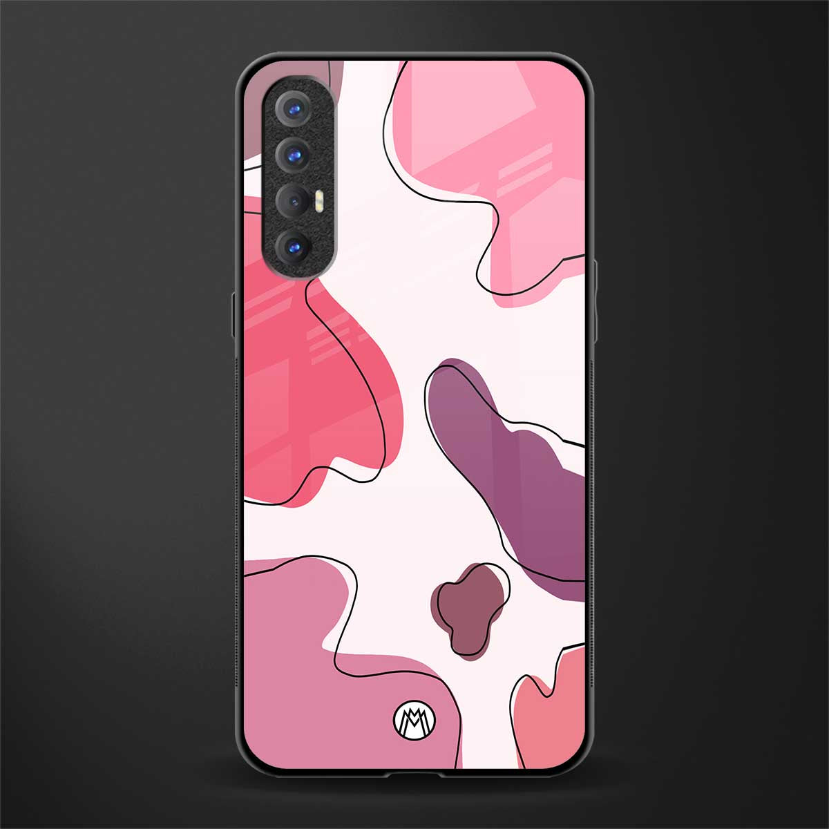 cotton candy taffy edition glass case for oppo reno 3 pro image