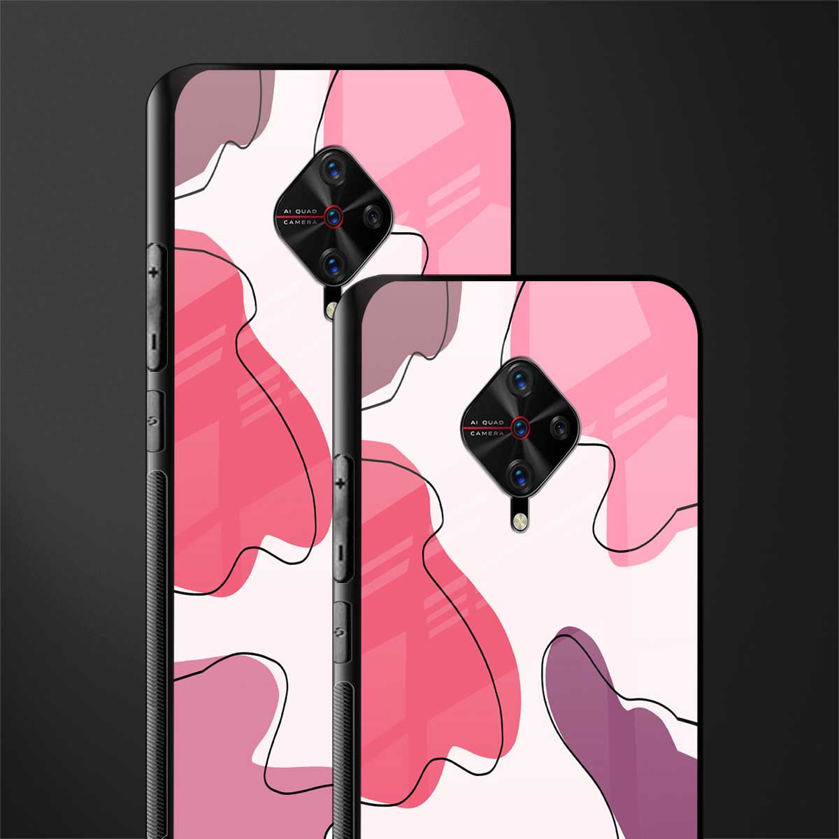 cotton candy taffy edition glass case for vivo s1 pro image-2