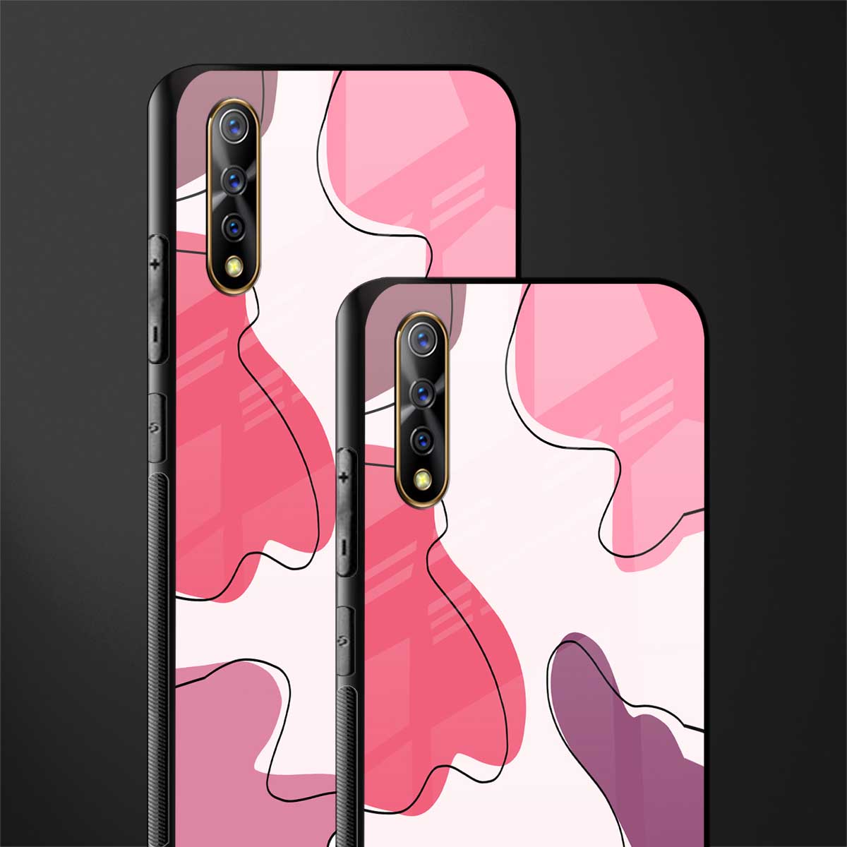 cotton candy taffy edition glass case for vivo s1 image-2