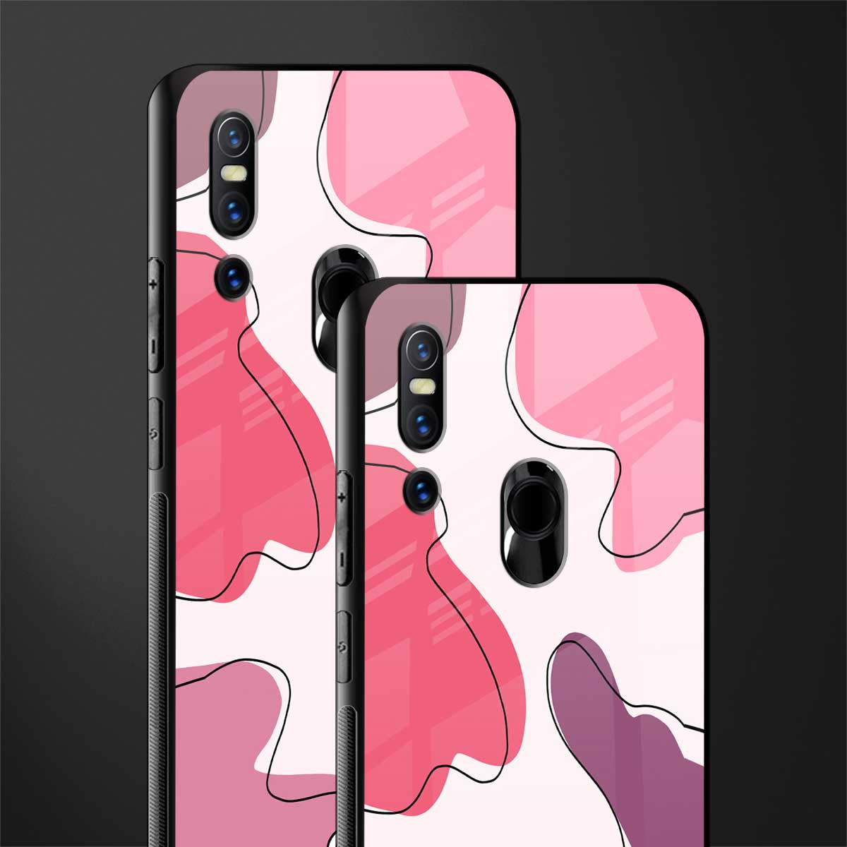 cotton candy taffy edition glass case for vivo v15 image-2