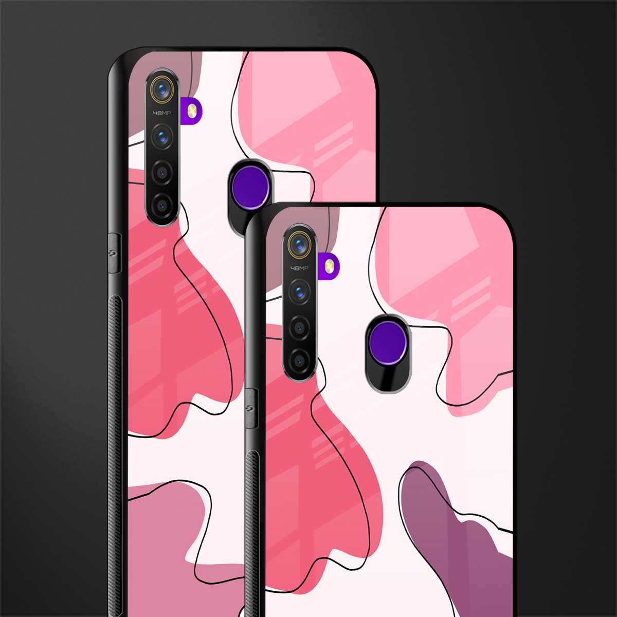 cotton candy taffy edition glass case for realme narzo 10 image-2