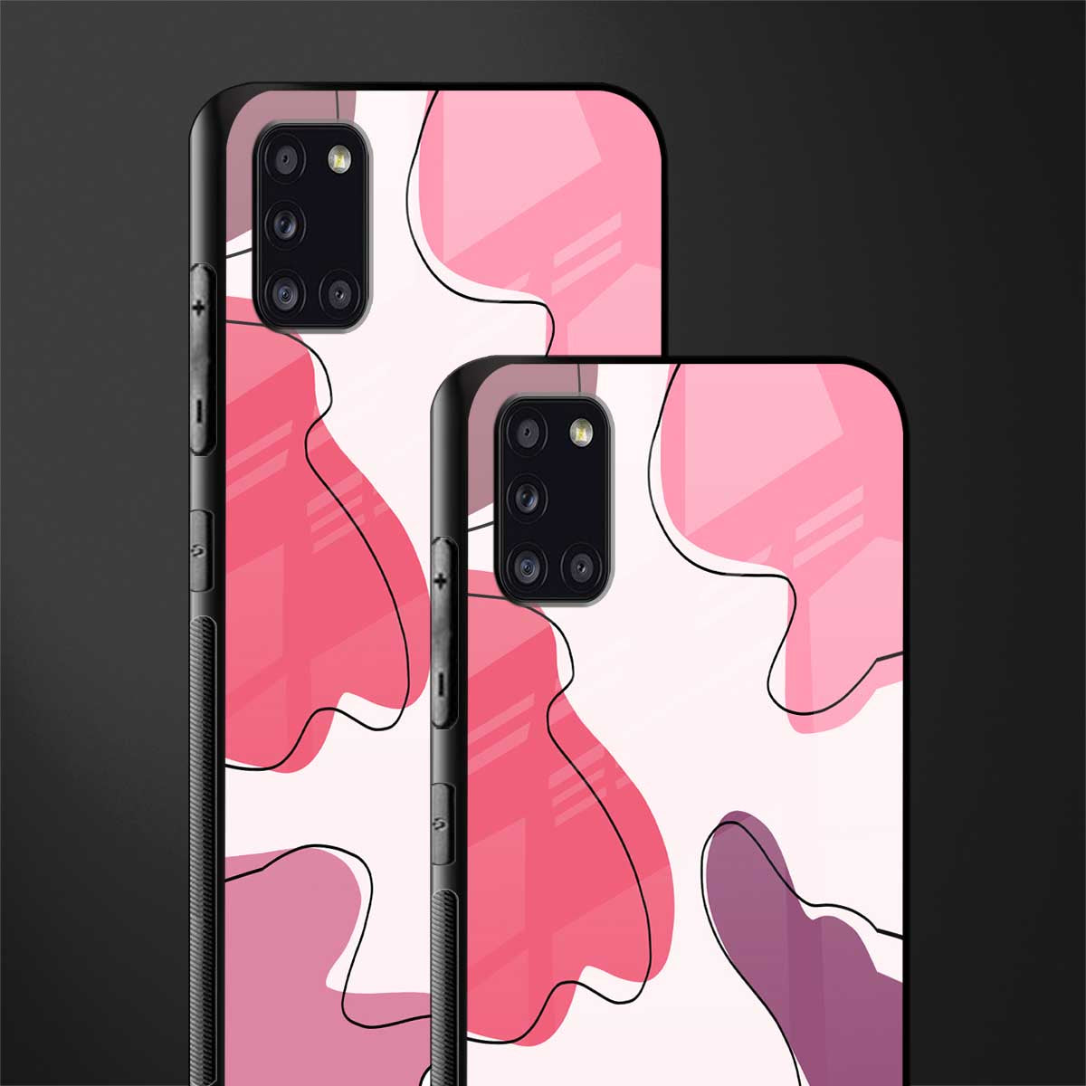 cotton candy taffy edition glass case for samsung galaxy a31 image-2