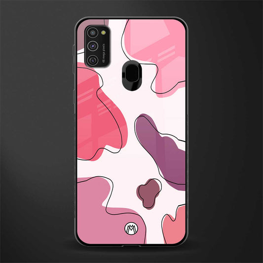 cotton candy taffy edition glass case for samsung galaxy m21 image