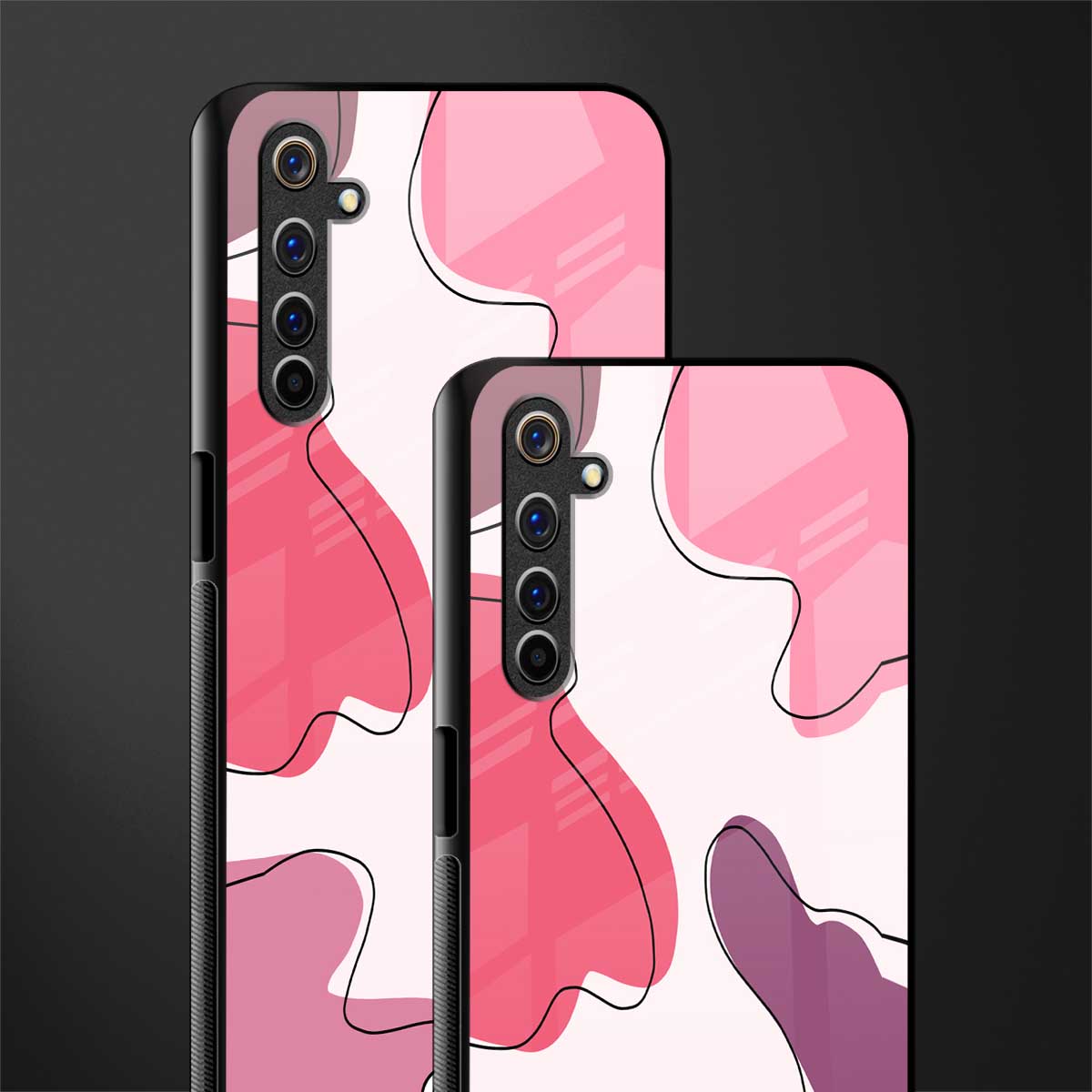 cotton candy taffy edition glass case for realme 6 image-2