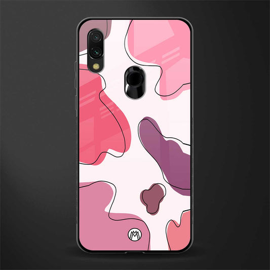 cotton candy taffy edition glass case for redmi y3 image