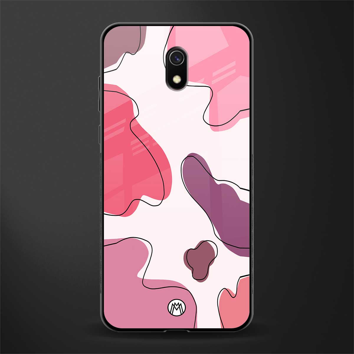 cotton candy taffy edition glass case for redmi 8a image