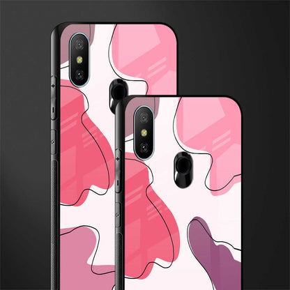 cotton candy taffy edition glass case for redmi 6 pro image-2