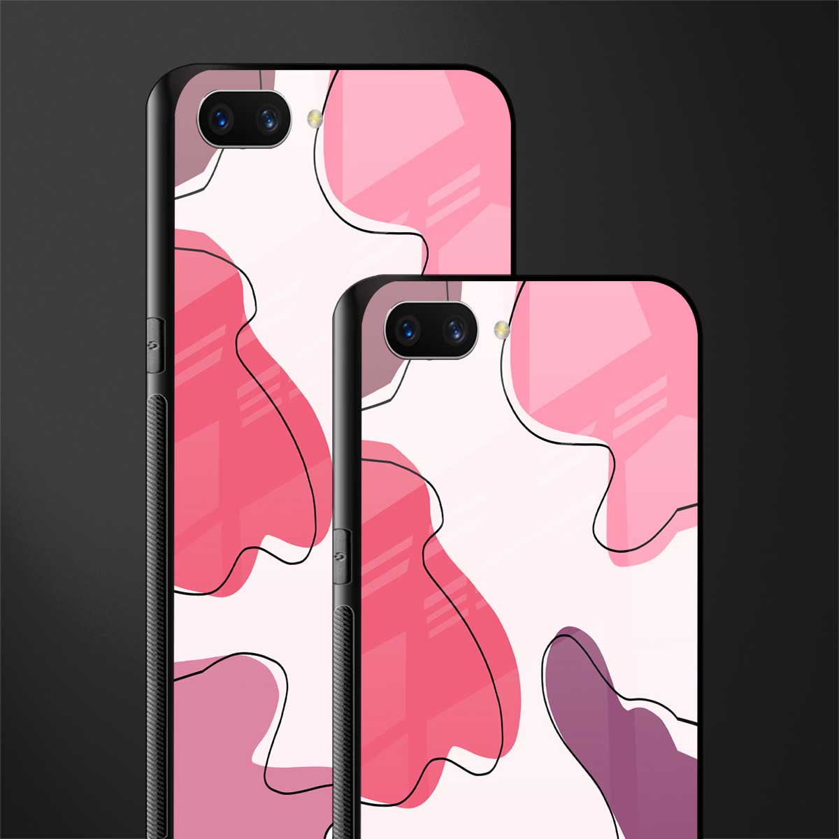 cotton candy taffy edition glass case for oppo a3s image-2