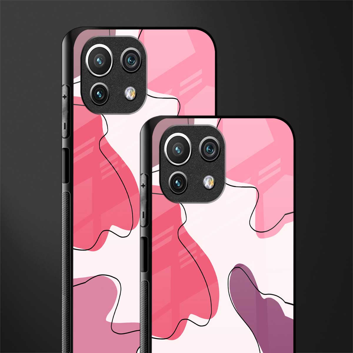 cotton candy taffy edition glass case for mi 11 lite image-2