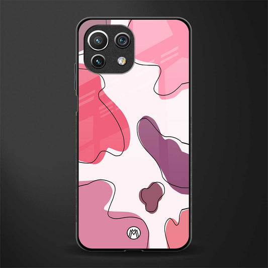 cotton candy taffy edition glass case for mi 11 lite image