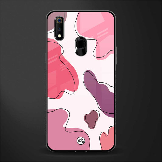 cotton candy taffy edition glass case for realme 3 pro image