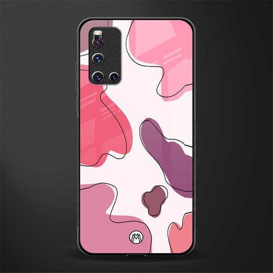 cotton candy taffy edition glass case for vivo v19 image