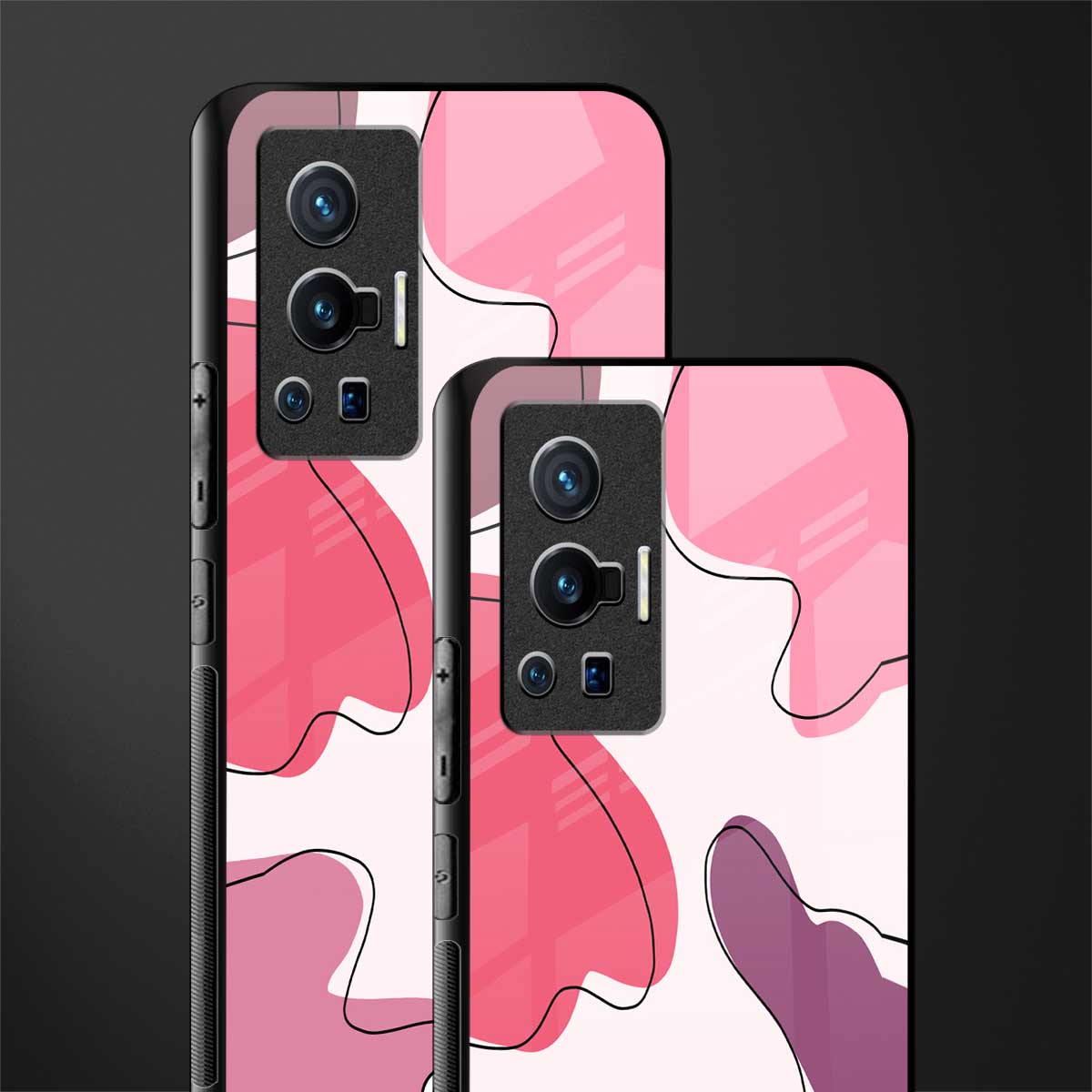 cotton candy taffy edition glass case for vivo x70 pro image-2