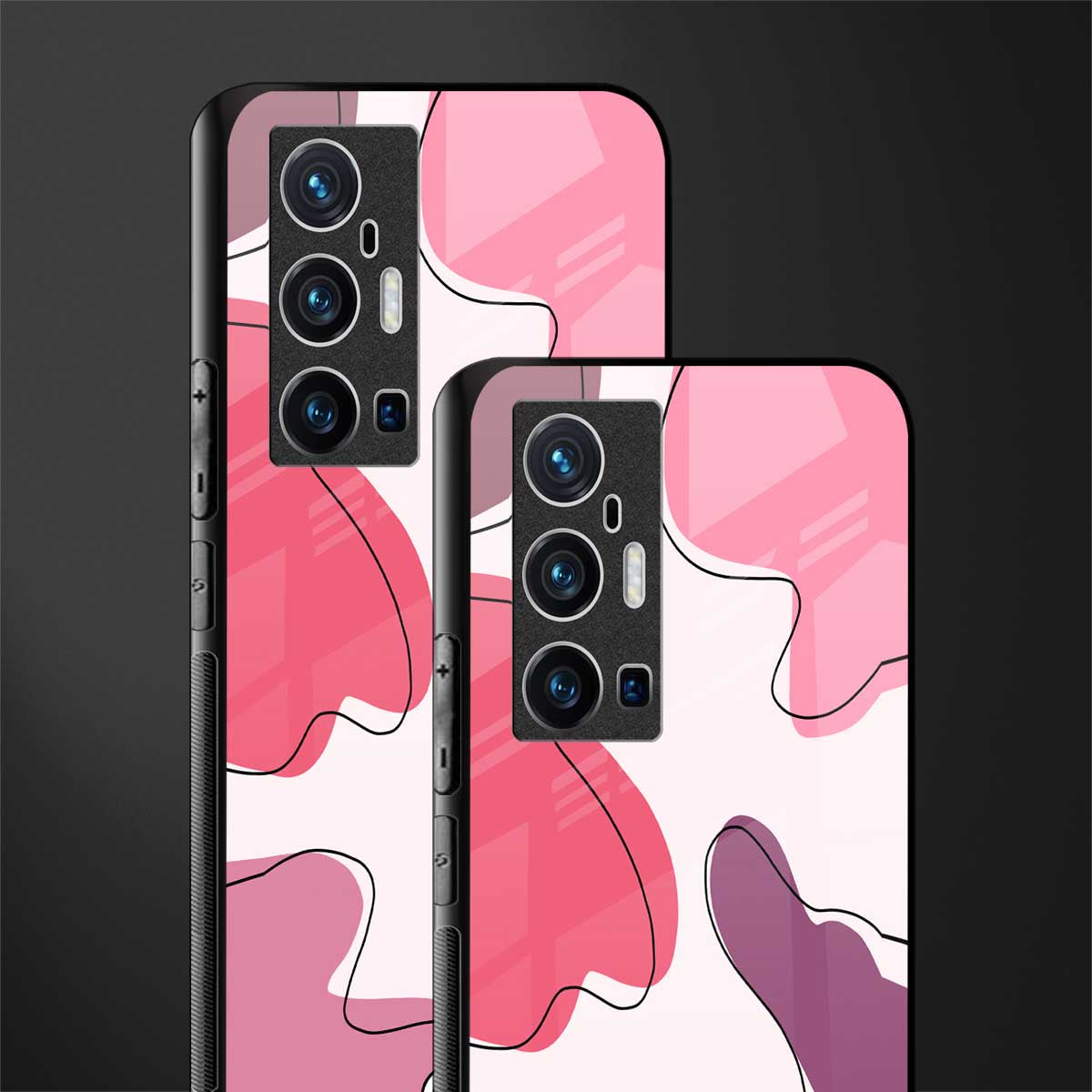 cotton candy taffy edition glass case for vivo x70 pro plus image-2