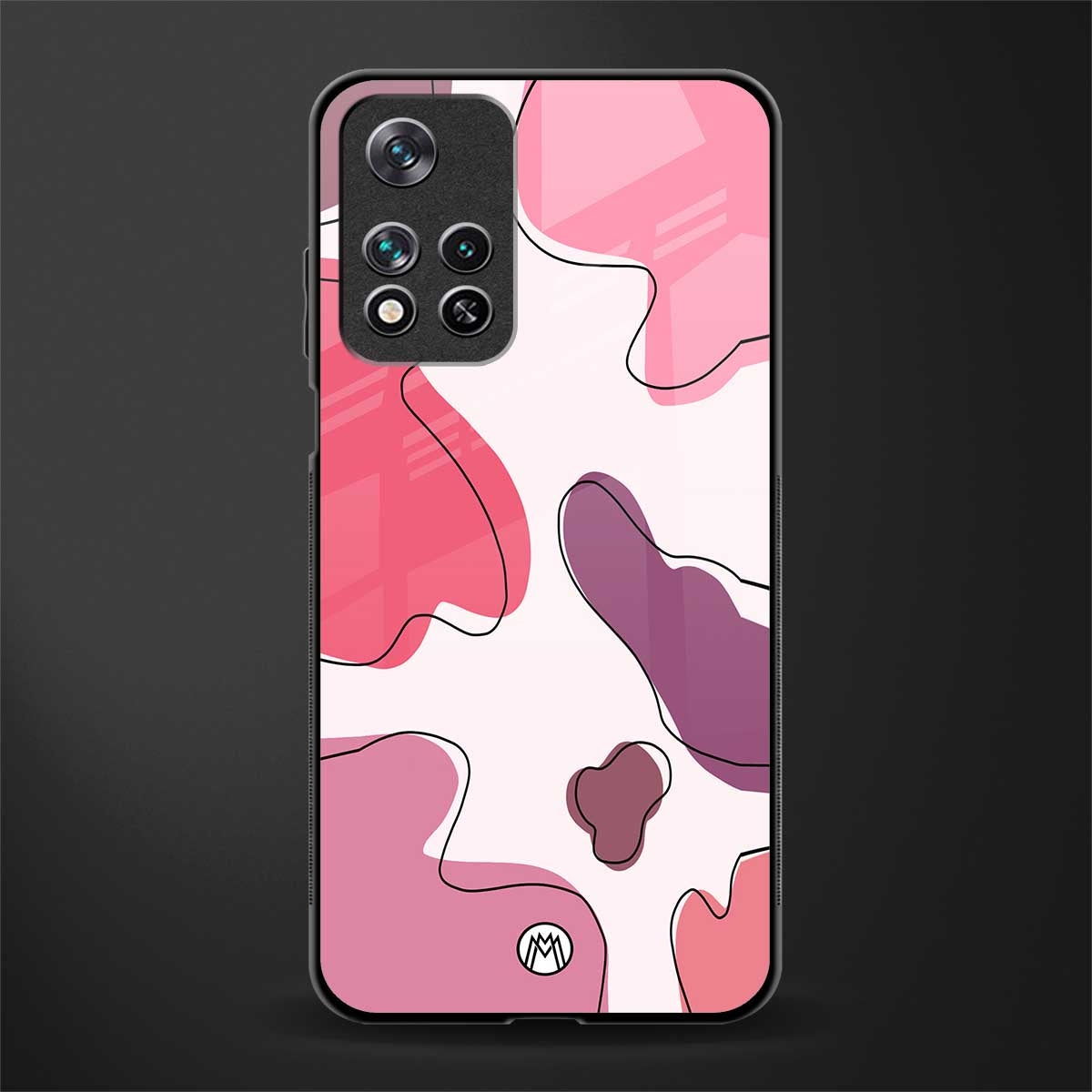 cotton candy taffy edition glass case for poco m4 pro 5g image