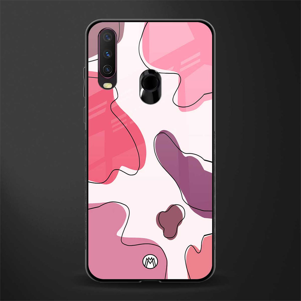 cotton candy taffy edition glass case for vivo y12 image