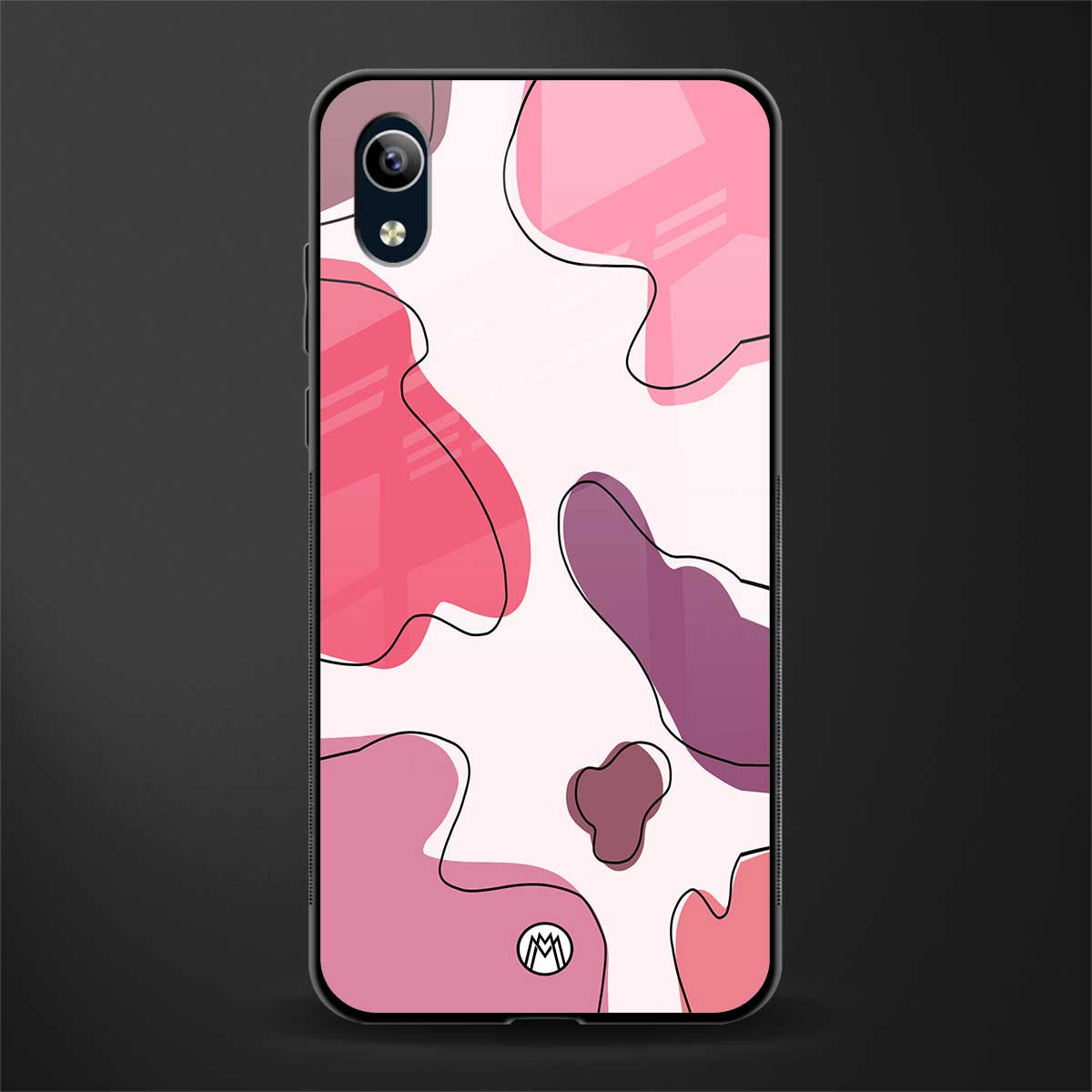 cotton candy taffy edition glass case for vivo y91i image