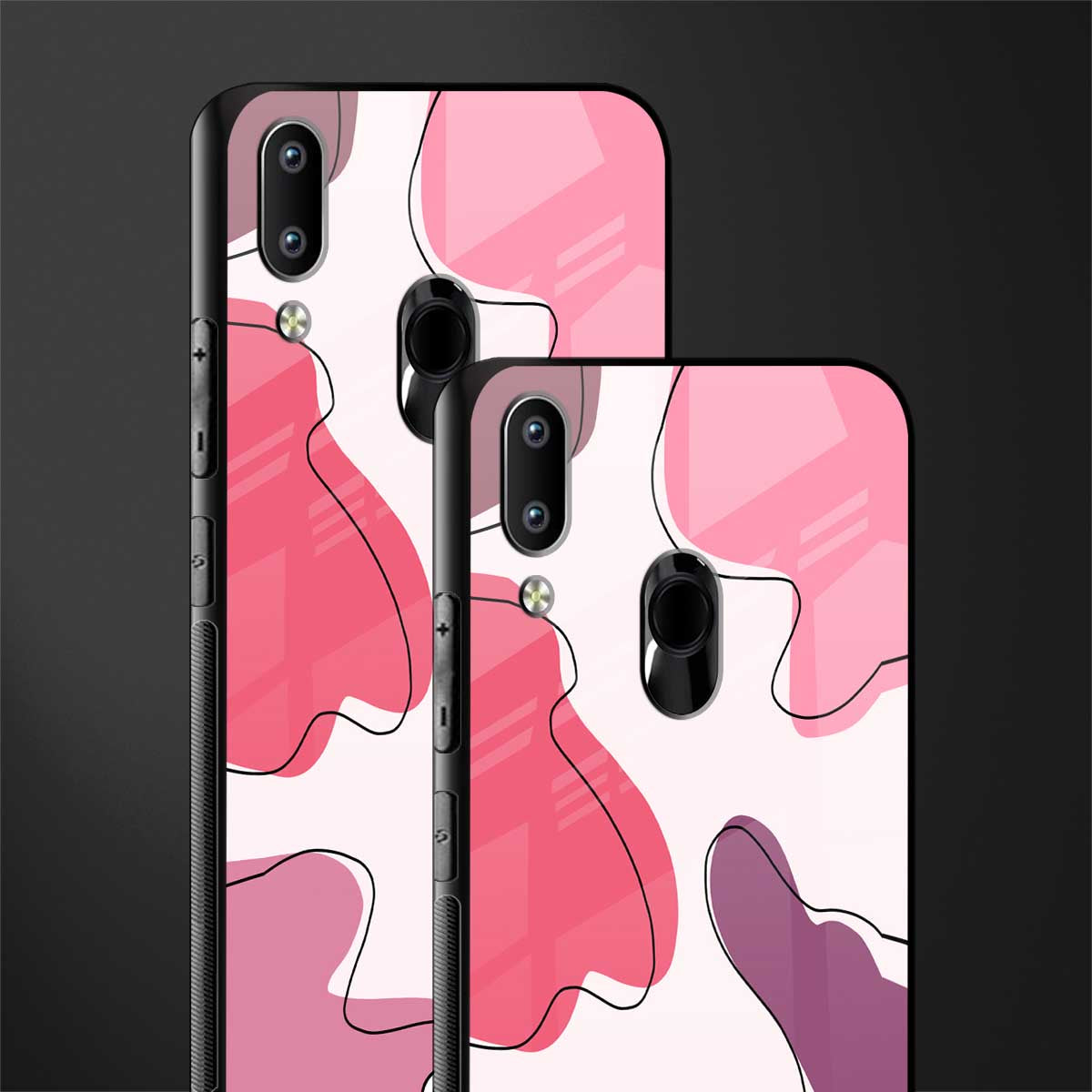 cotton candy taffy edition glass case for vivo y91 image-2