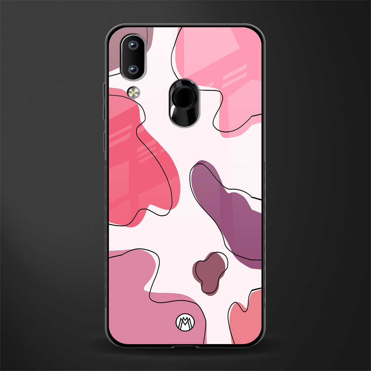 cotton candy taffy edition glass case for vivo y93 image