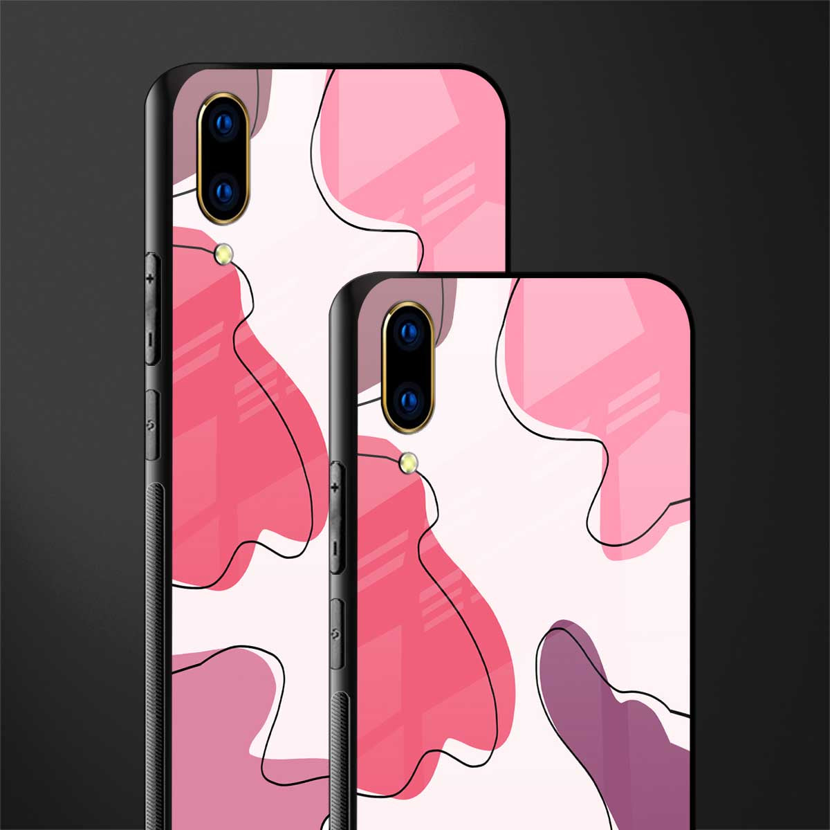 cotton candy taffy edition glass case for vivo v11 pro image-2
