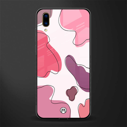 cotton candy taffy edition glass case for vivo v11 pro image