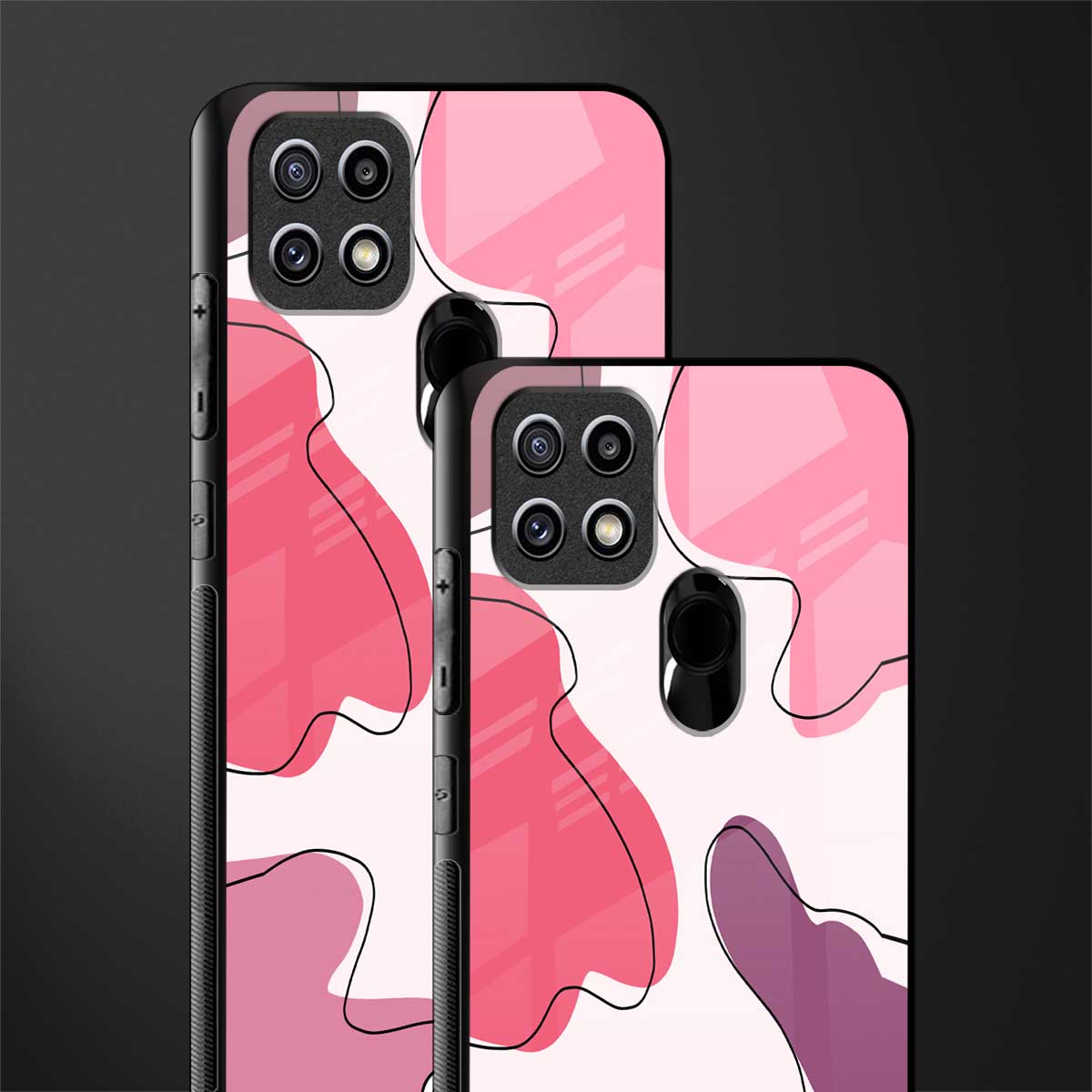 cotton candy taffy edition glass case for oppo a15s image-2