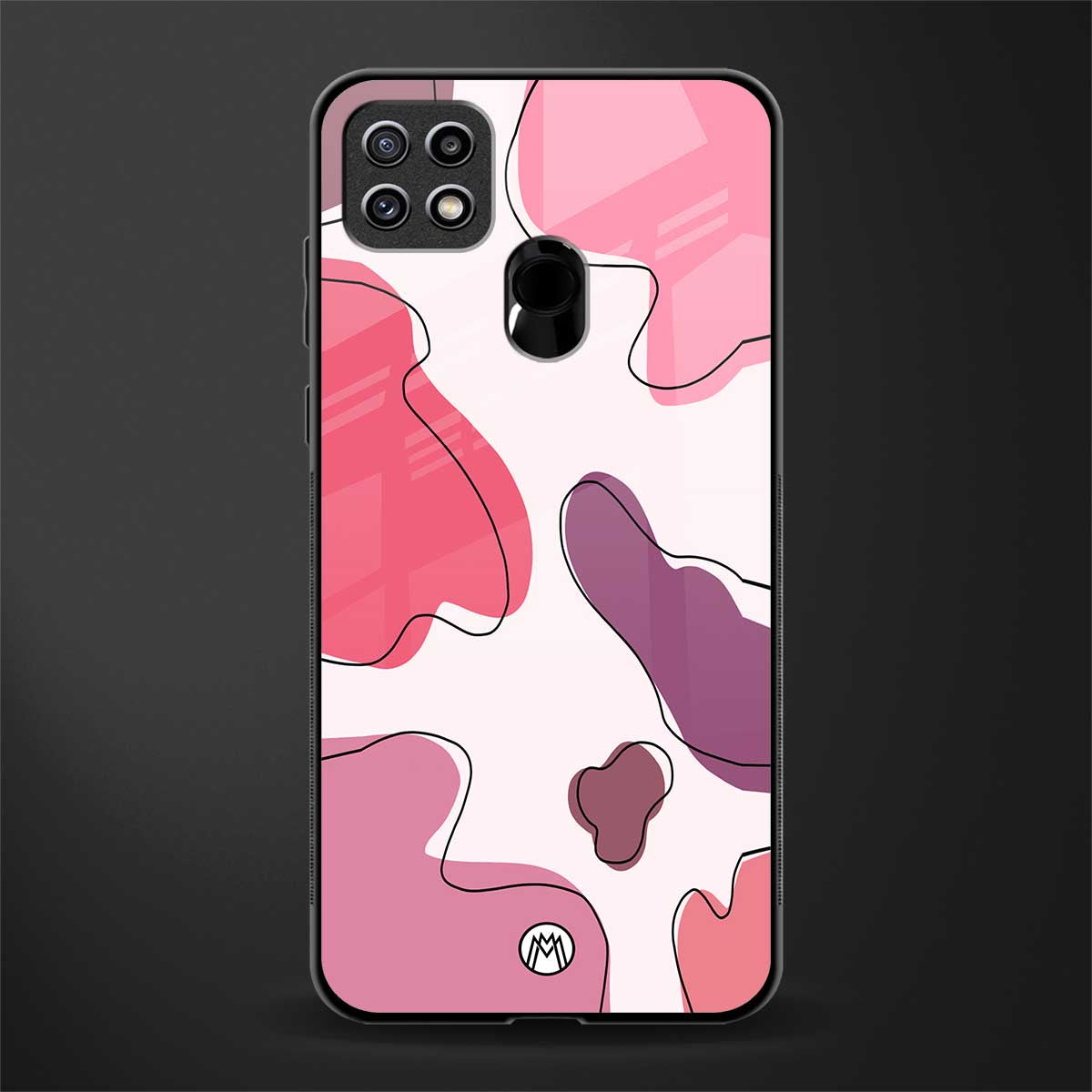 cotton candy taffy edition glass case for oppo a15s image