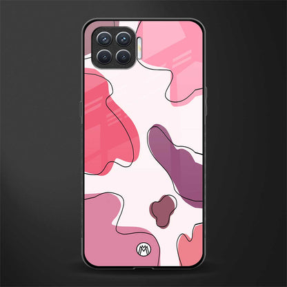 cotton candy taffy edition glass case for oppo f17 image