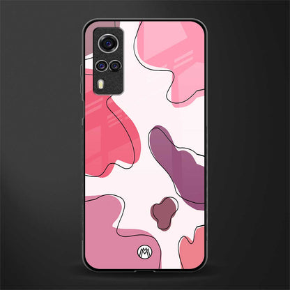 cotton candy taffy edition glass case for vivo y51a image