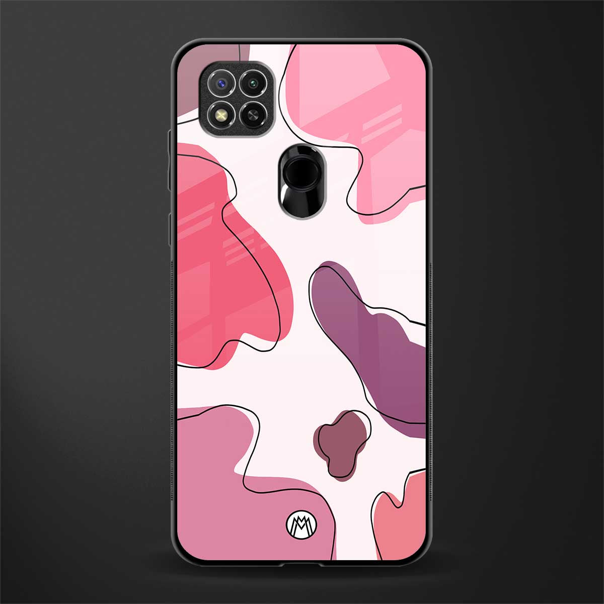cotton candy taffy edition glass case for redmi 9 image