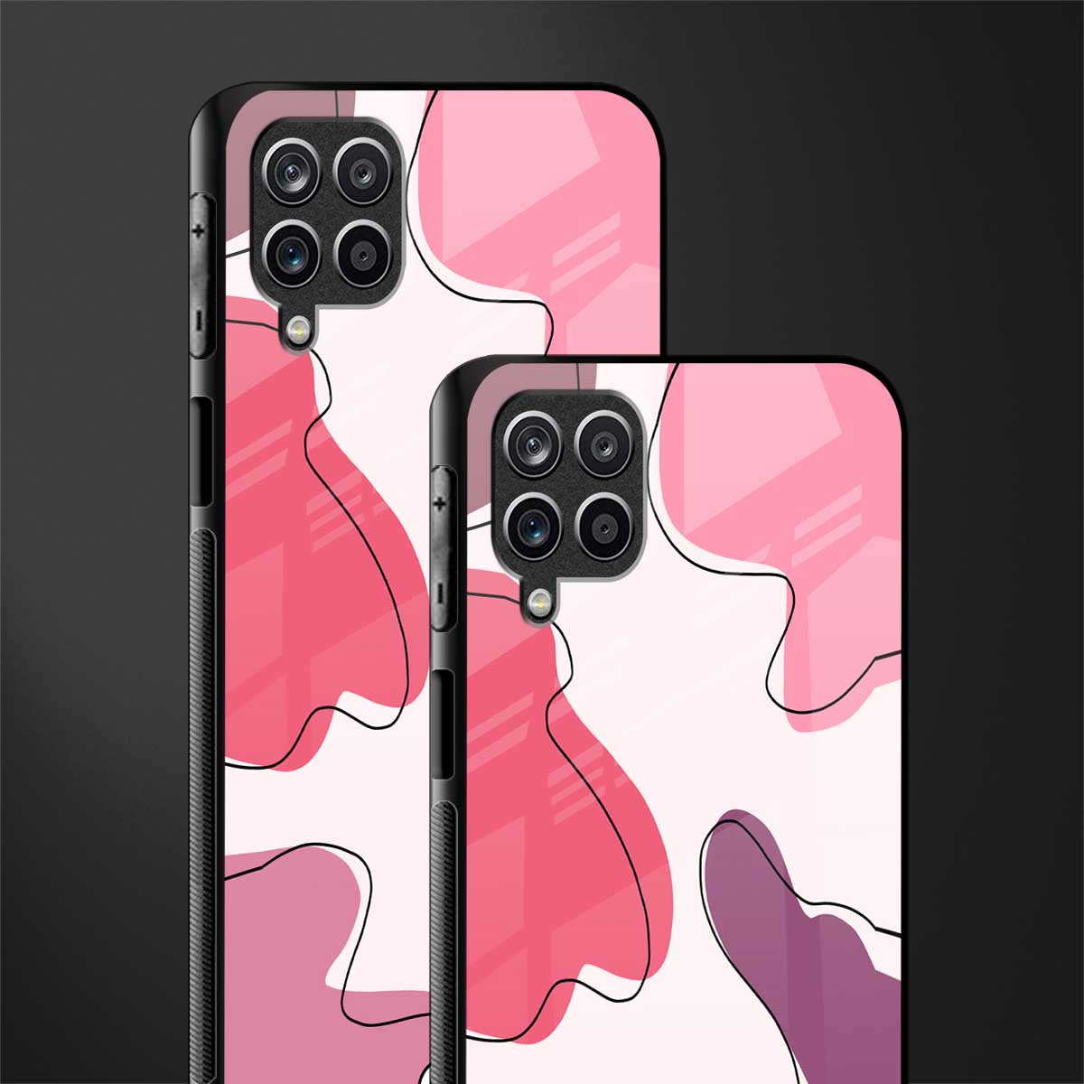 cotton candy taffy edition glass case for samsung galaxy a12 image-2