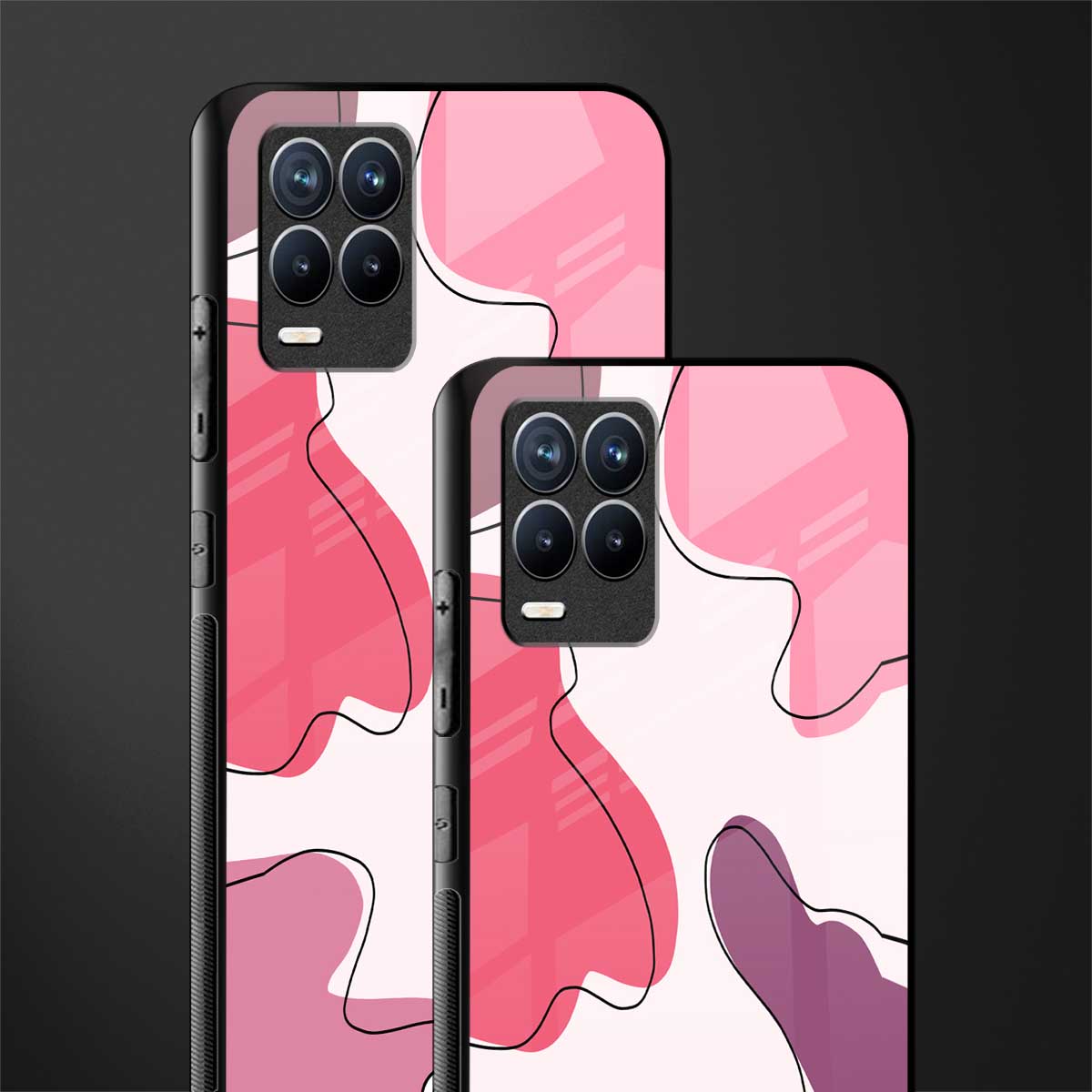 cotton candy taffy edition glass case for realme 8 pro image-2