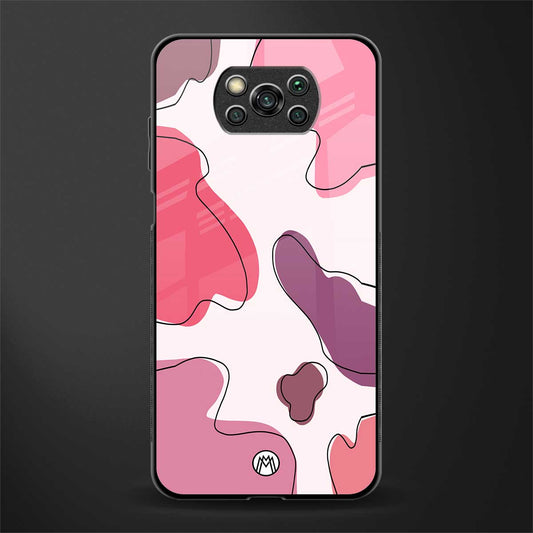 cotton candy taffy edition glass case for poco x3 image