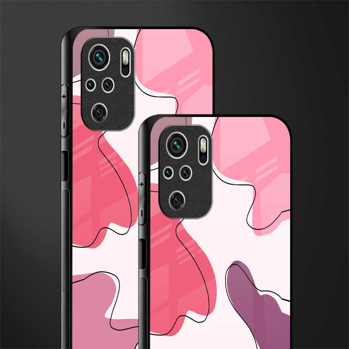 cotton candy taffy edition glass case for redmi note 10 image-2