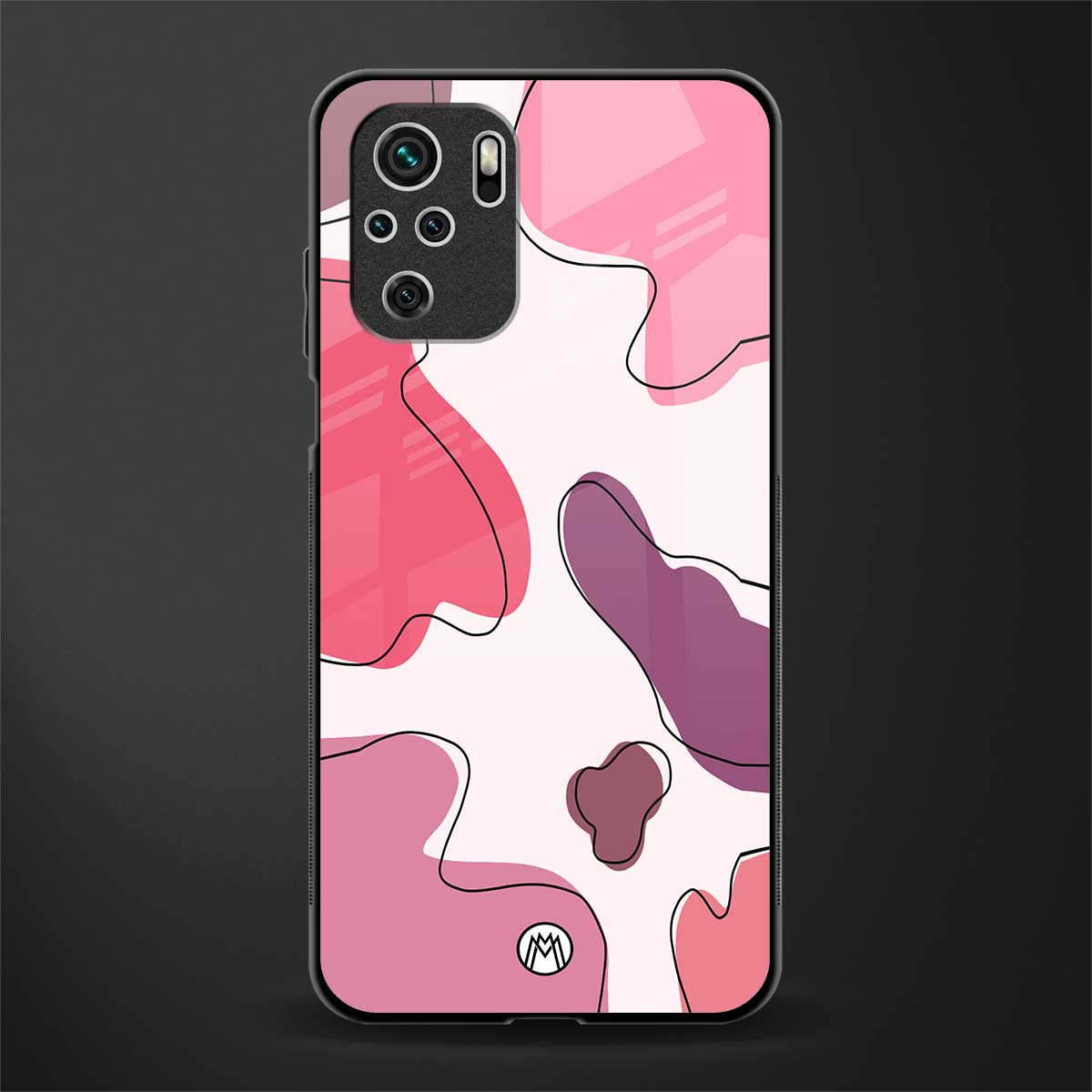 cotton candy taffy edition glass case for redmi note 10s image