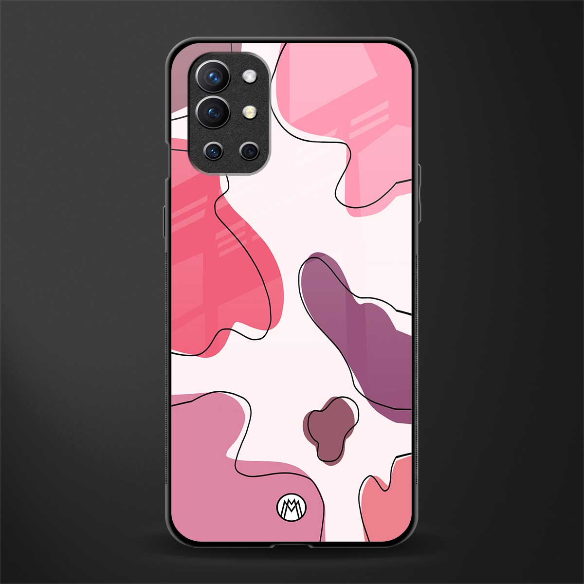 cotton candy taffy edition glass case for oneplus 9r image