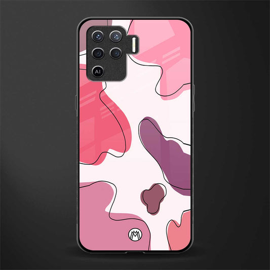 cotton candy taffy edition glass case for oppo f19 pro image
