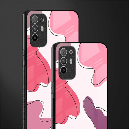 cotton candy taffy edition glass case for oppo f19 pro plus image-2