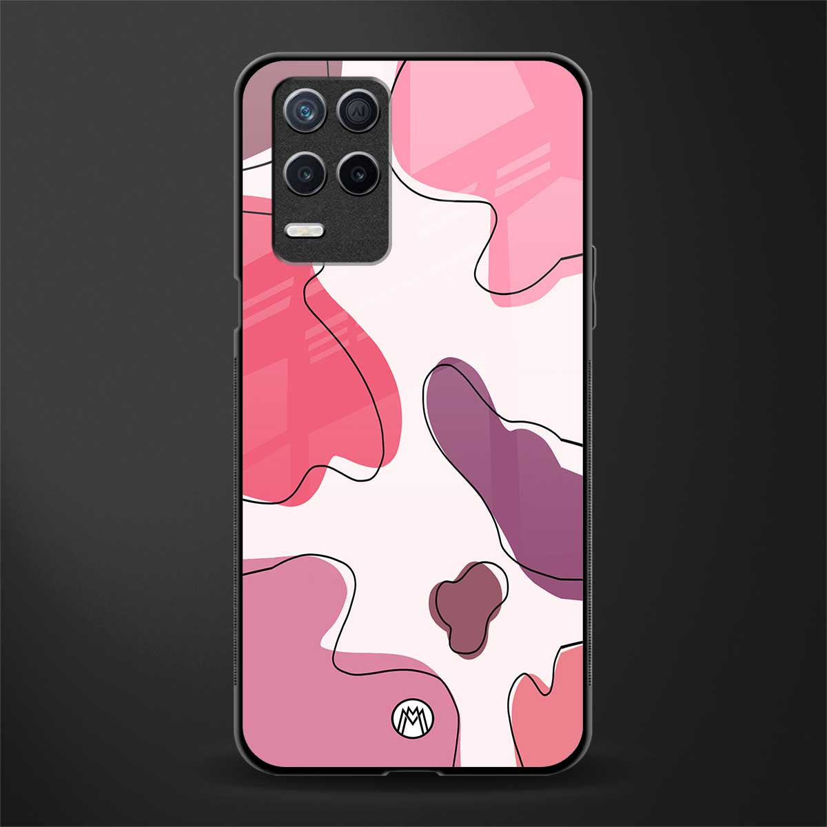 cotton candy taffy edition glass case for realme 8 5g image
