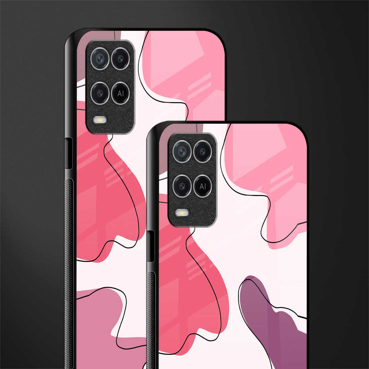 cotton candy taffy edition glass case for oppo a54 image-2