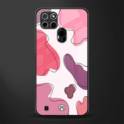 cotton candy taffy edition glass case for realme c21 image