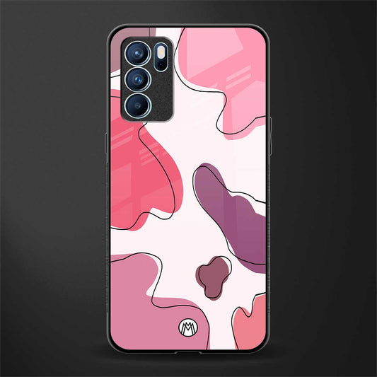cotton candy taffy edition glass case for oppo reno6 5g image