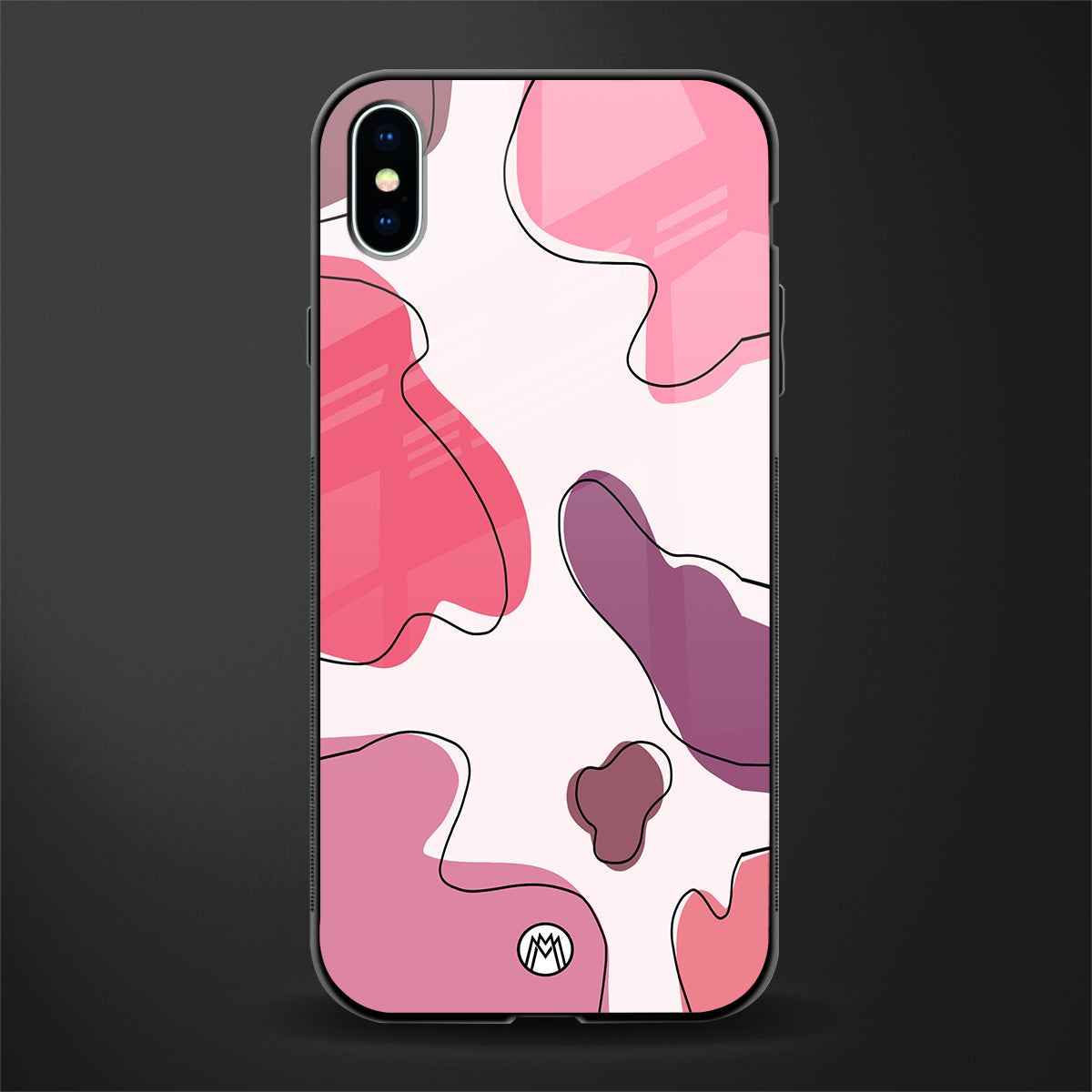 cotton candy taffy edition glass case for iphone xs max image
