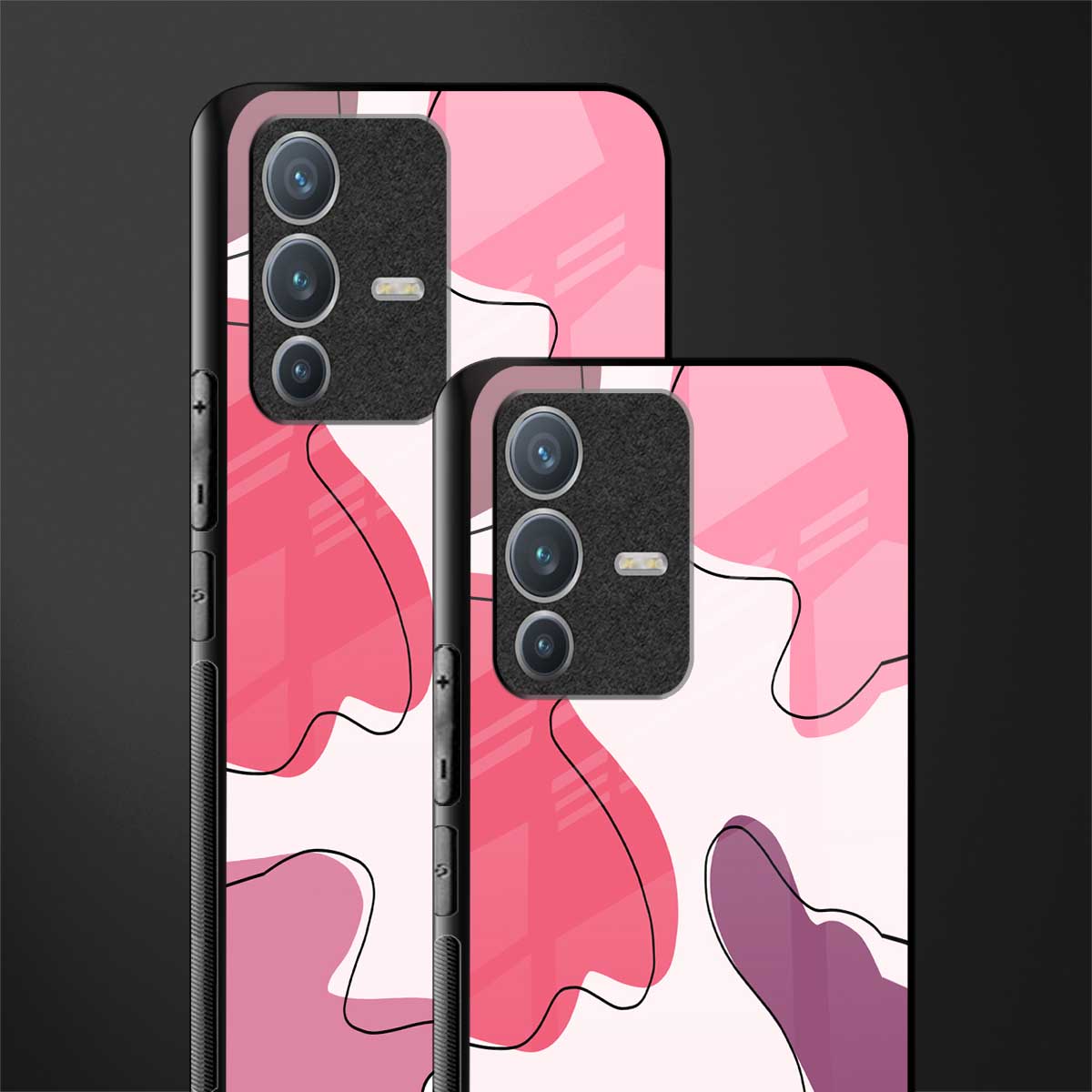 cotton candy taffy edition glass case for vivo v23 pro 5g image-2