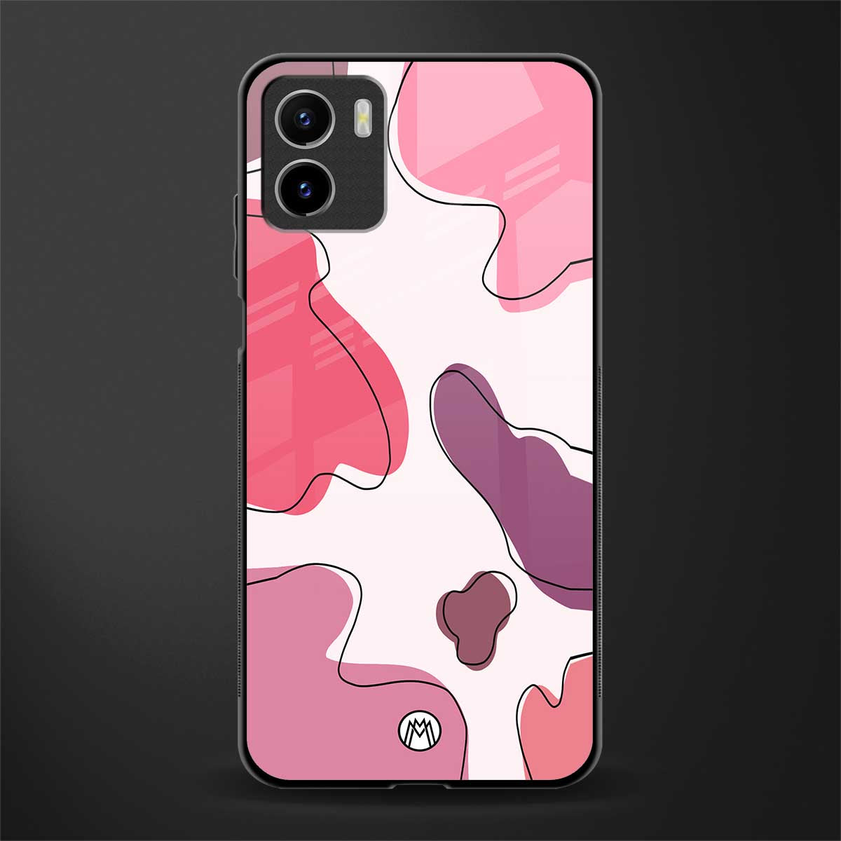 cotton candy taffy edition glass case for vivo y15s image